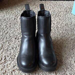 Steve Madden Black Ankle Boots